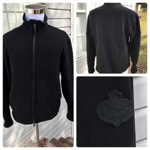 POLO RALPH LAUREN CLOTHIER NEW YORK FULL ZIP JACKET LARGE VINTAGE EUC